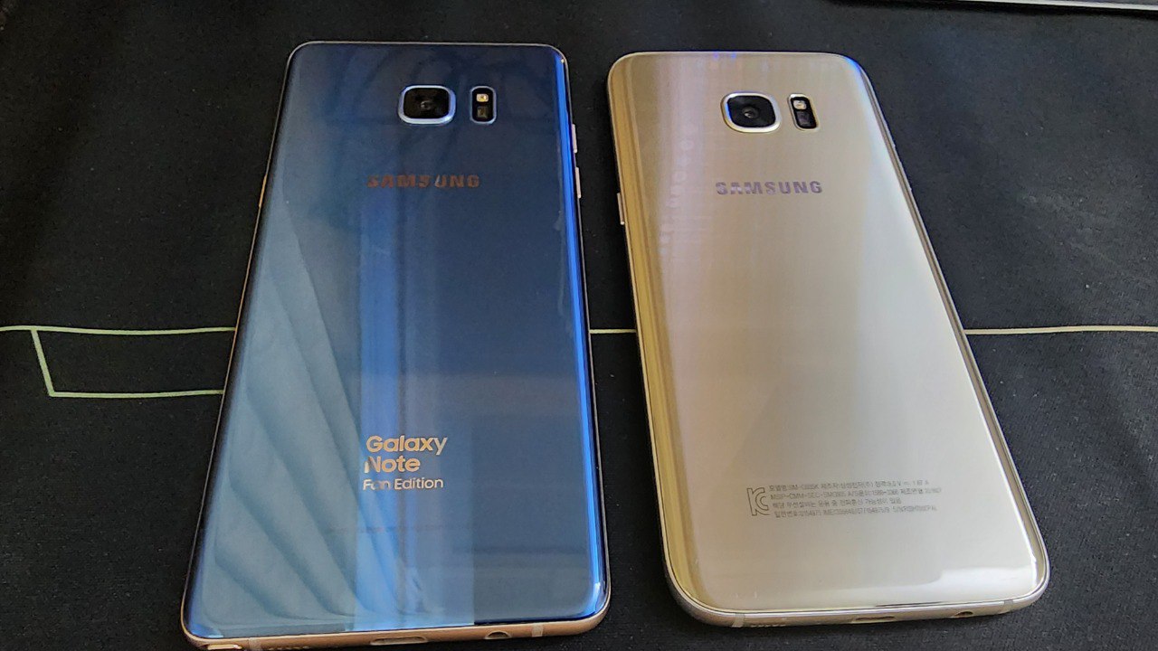 S7 Edge / Note FE 手机实拍图 2