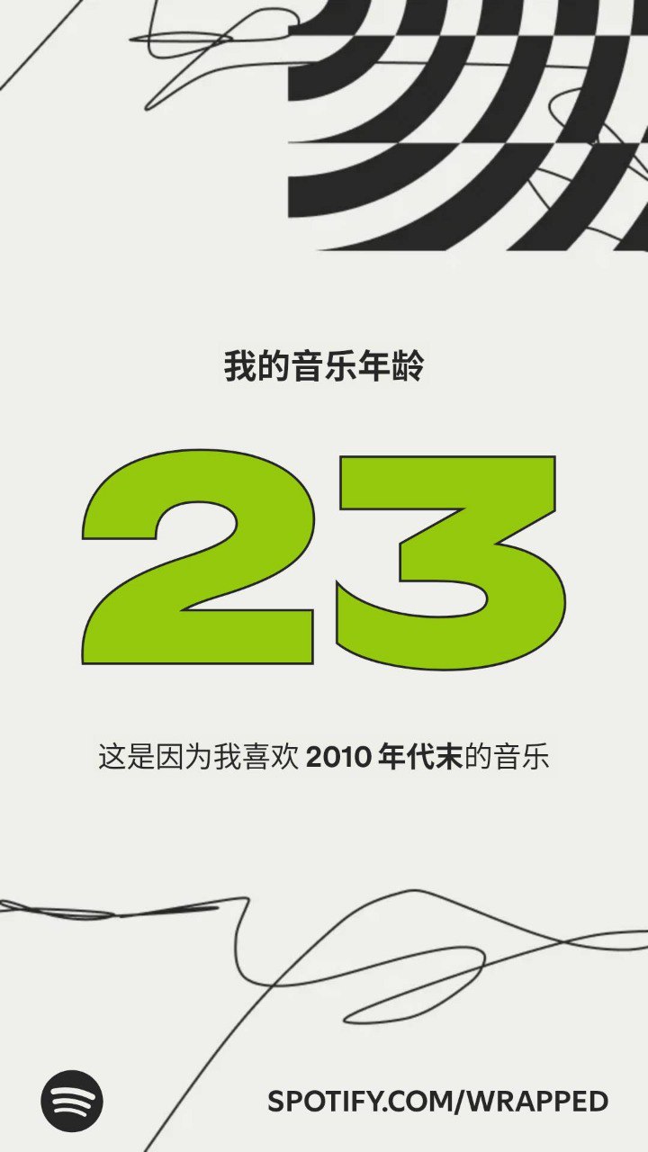 Spotify 年度总结截图 3