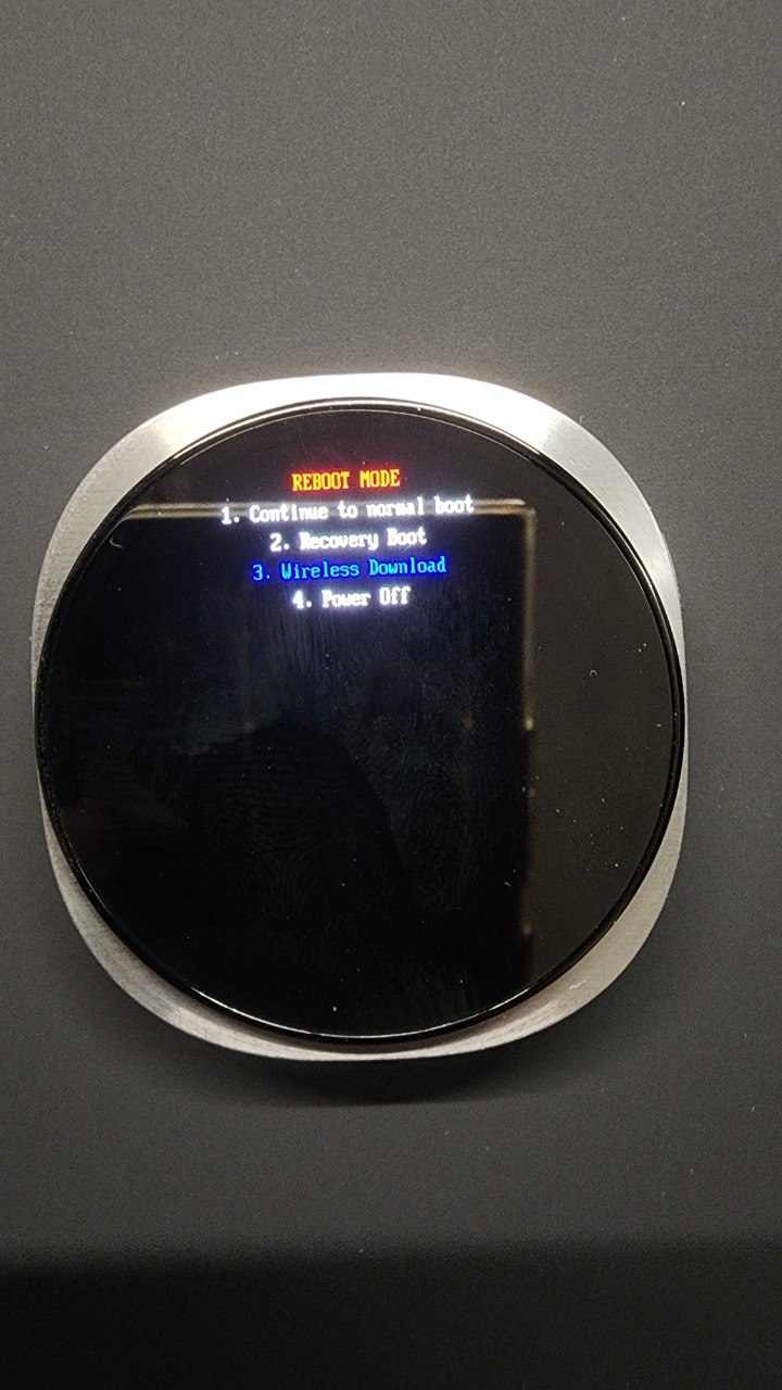 Reboot Mode 菜单界面