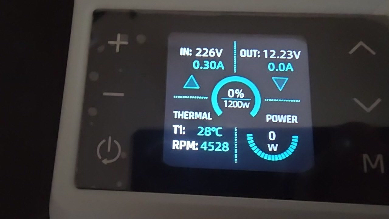 CC700 彩色监控屏实时显示长城 CRPS 1200W 电源状态